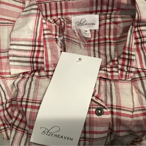 NWT Blu Heaven Button Down Shirt - Picture 5 of 5
